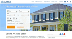 Desktop Screenshot of lelandncrealestate.com